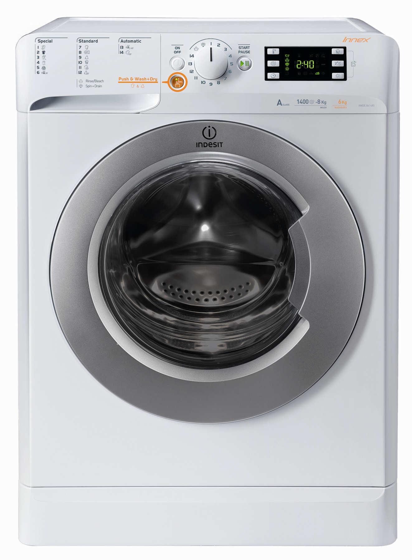 Pralko-suszarka Indesit Innex XWDE 861480X WSSS EU