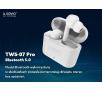 Słuchawki bezprzewodowe Savio TWS-07 PRO Dokanałowe Bluetooth 5.0