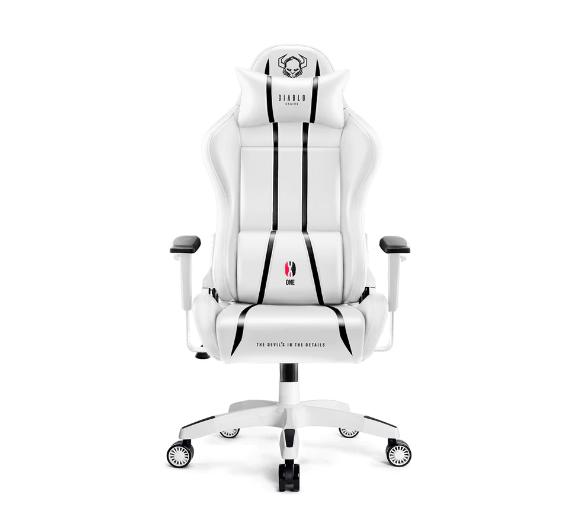 fotel gamingowy Diablo Chairs X-One 2.0 Normal Size (biało-czarny)