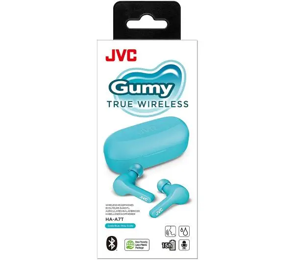JVC HA-A7TANU Dokanałowe Bluetooth 5.0 Niebieski