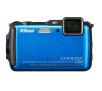 Nikon Coolpix AW120 (niebieski) + zestaw akcesoriów