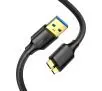 Kabel USB UGREEN US130 10840 0,5m Czarny