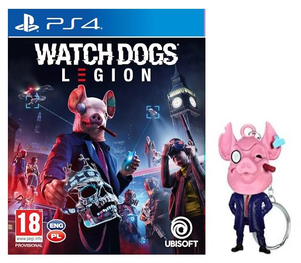 Watch Dogs Legion + brelok Gra na PS4 (Kompatybilna z PS5)