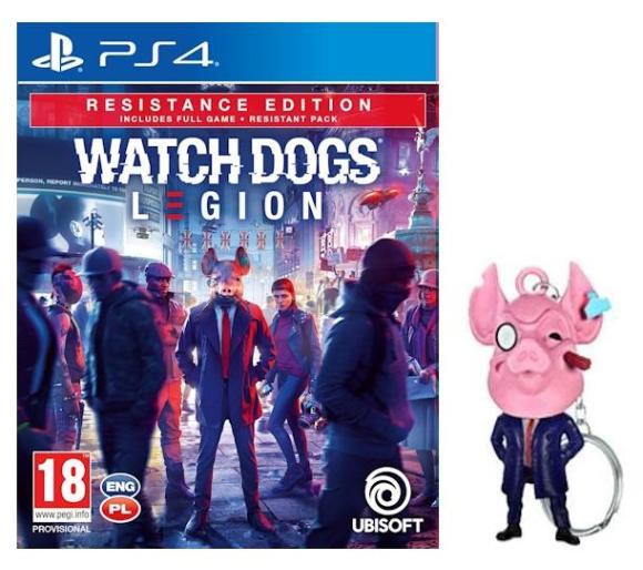 gra Watch Dogs Legion - Edycja Resistance + brelok Gra na PS4 (Kompatybilna z PS5)