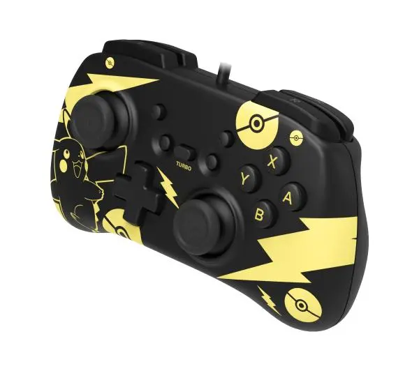 Hori HORIPAD Mini Pikachu Black & Gold do Nintendo Switch Przewodowy