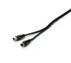 Kabel antenowy Vivanco 48508 90dB 1,5m Czarny