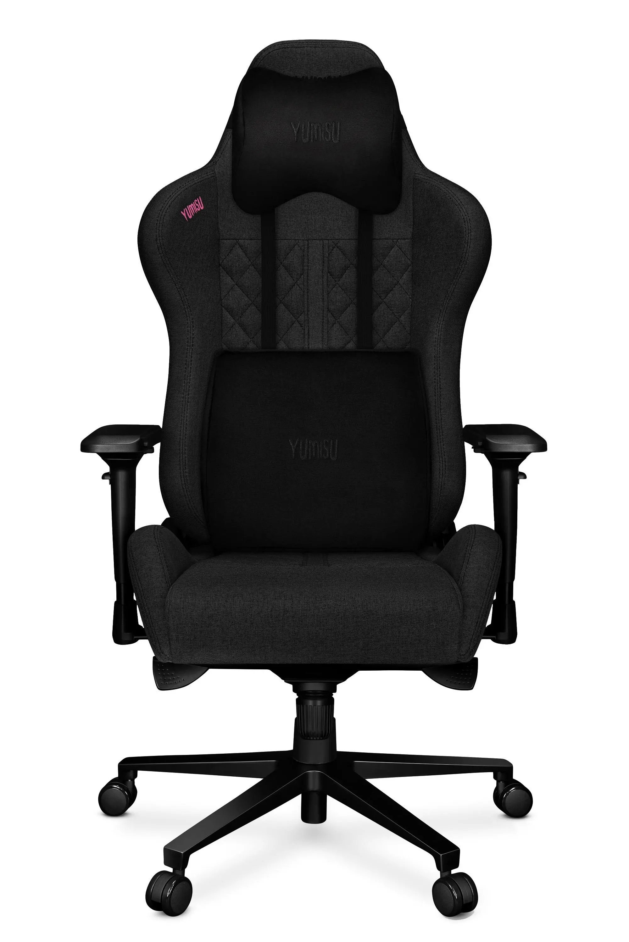 Fotel Yumisu 2050 Tkanina Biurowy do 150kg Tkanina Czarny