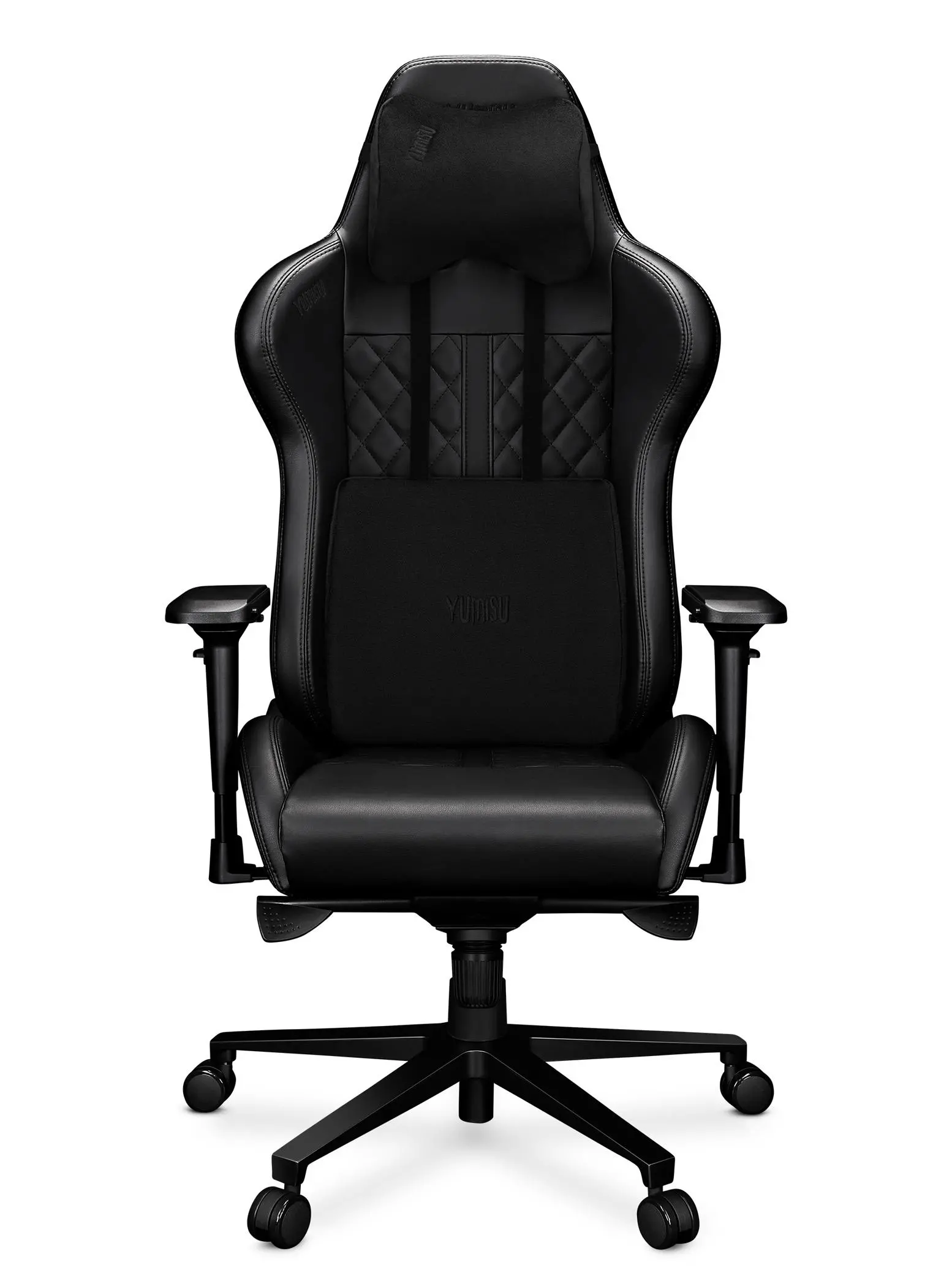 Fotel Yumisu 2050 Skóra Biurowy do 150kg Skóra ECO Czarny