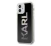 Etui Karl Lagerfeld Liquid Glitter Karl Logo KLHCP12SKLMLBK do iPhone 12 mini