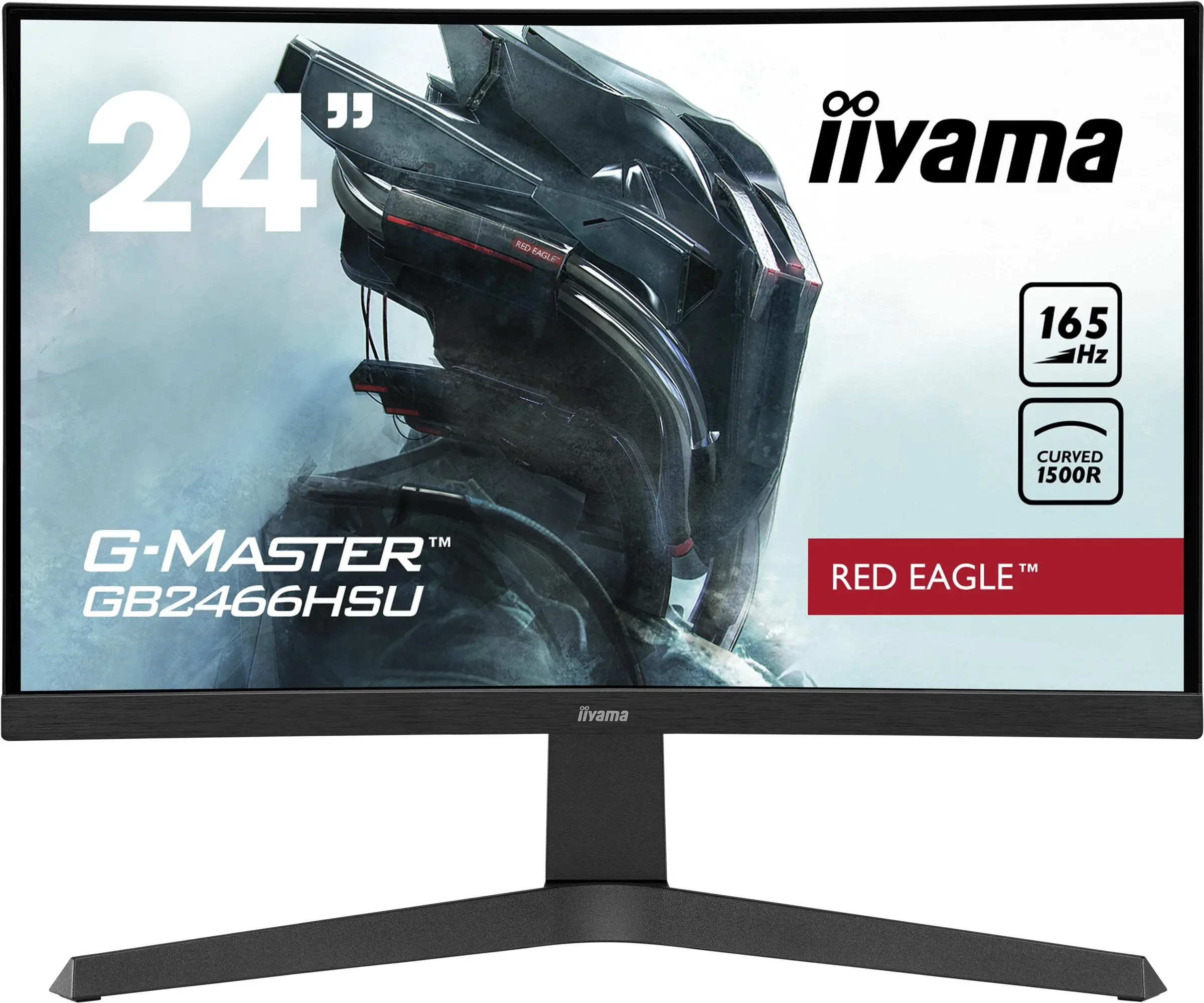Monitor iiyama G-MASTER Red Eagle GB2466HSU-B1 24" Full HD VA 165Hz 1ms Zakrzywiony