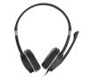 Słuchawki przewodowe z mikrofonem Trust 17591 Mauro USB Nauszne Srebrno-czarny