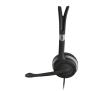 Słuchawki przewodowe z mikrofonem Trust 17591 Mauro USB Nauszne Srebrno-czarny