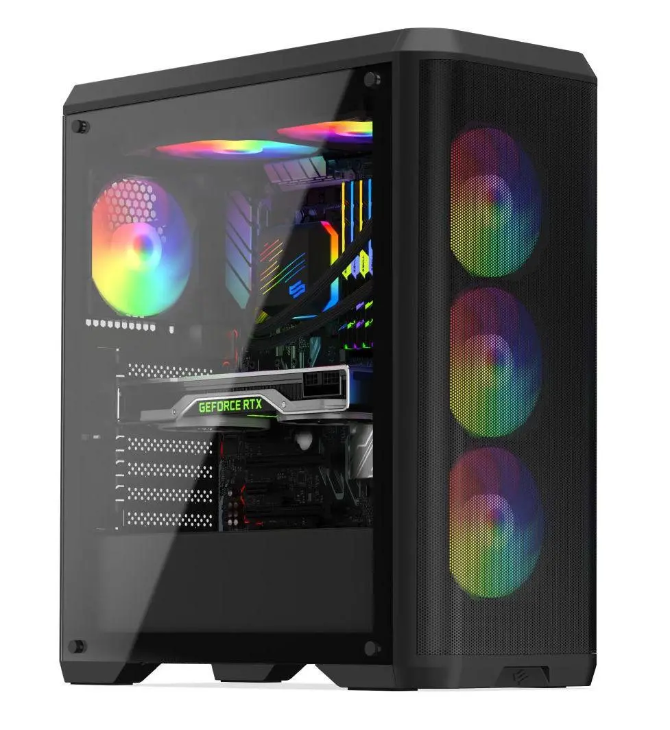 Obudowa SilentiumPC Ventum VT4V Evo TG ARGB Czarny