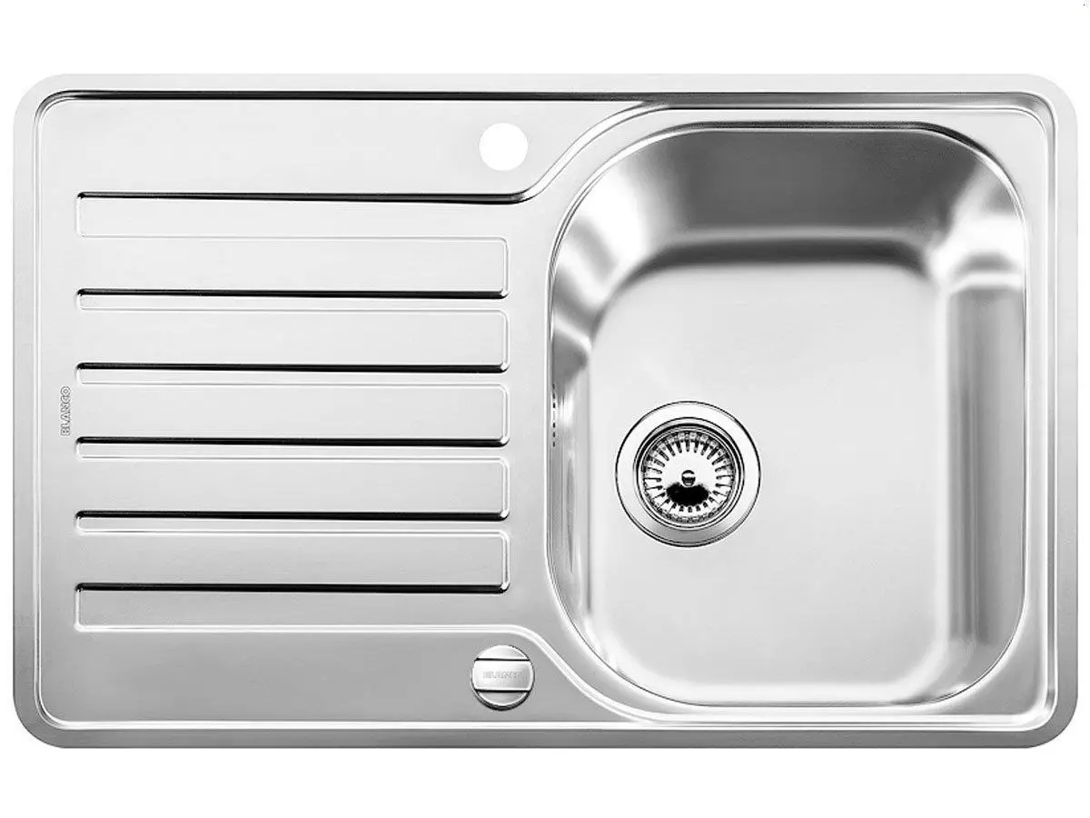 Zlewozmywak Blanco LANTOS 45 S-IF Compact 519059 Stalowy Srebrny