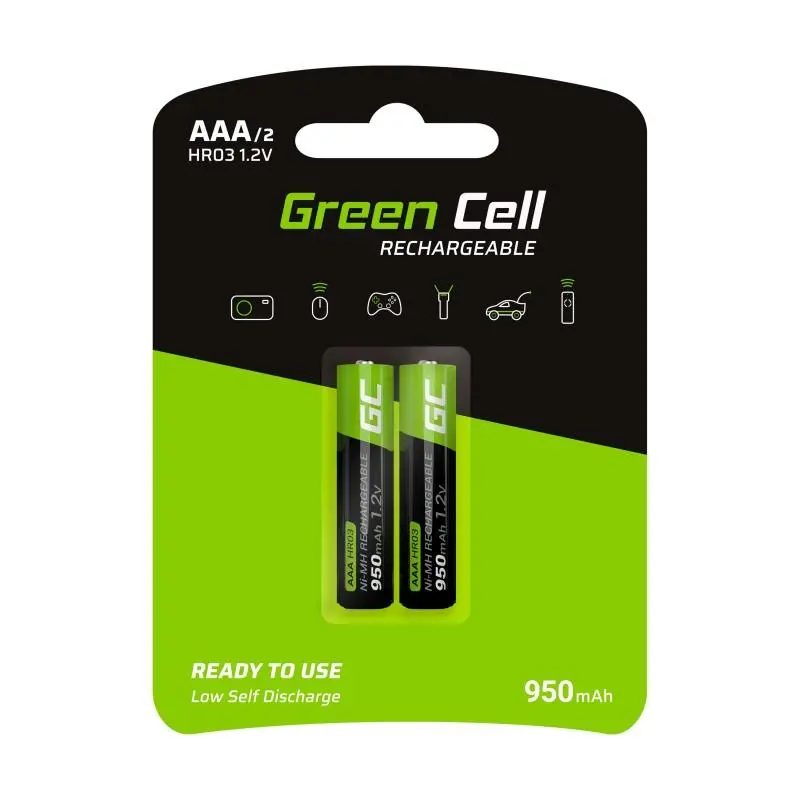 Akumulatorki Green Cell GR07 AAA 950mAh 2szt.