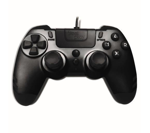 gamepad SteelPlay Metaltech Wired Controller PS4 (czarny)