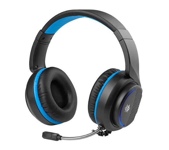 słuchawki z mikrofonem Tracer Gamezone Dragon Blue LED
