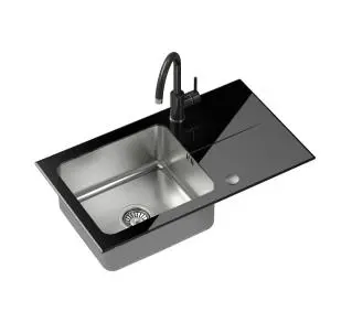 Quadron ST3577SC1BS-BW7059CZP HUGH 111 Czarny/Stalowy + bateria NAOMI Czarny - DRUGI -30%, ALBO 5-TY ZA 1ZŁ - Kup na Raty - RRSO 0%