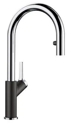 Bateria Blanco Carena-S 526172 Chrom/Czarny Chrom/Wygląd silgranitu