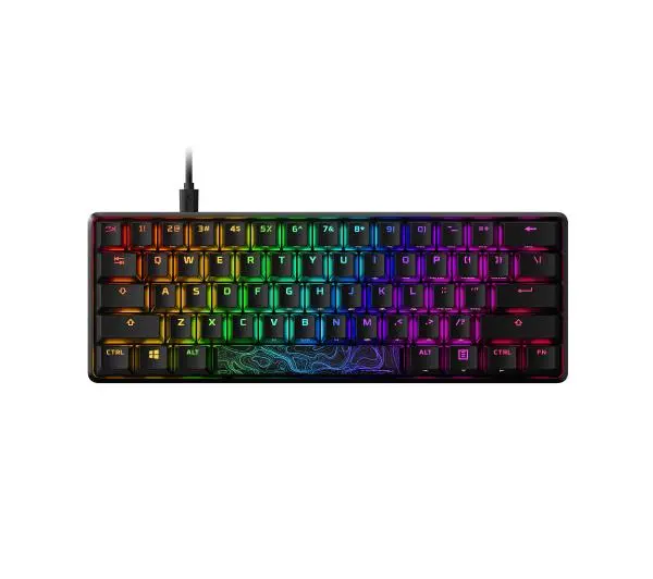 HyperX Alloy Origins 60 Red Switch Czarny