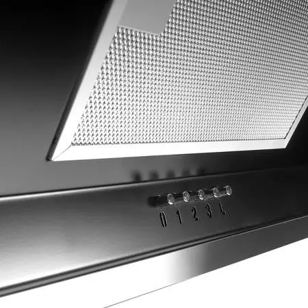 фото Вытяжка наклонная VDB DECO BLACK 90 White 1