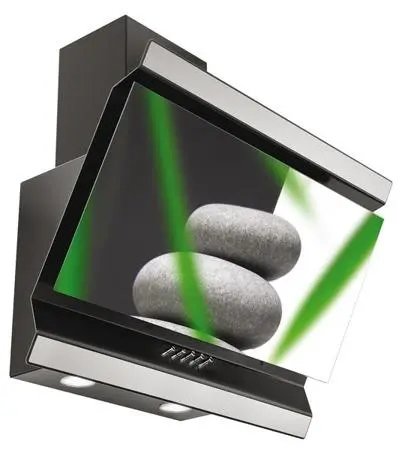 Okap VDB Deco 60 Stone Czarny