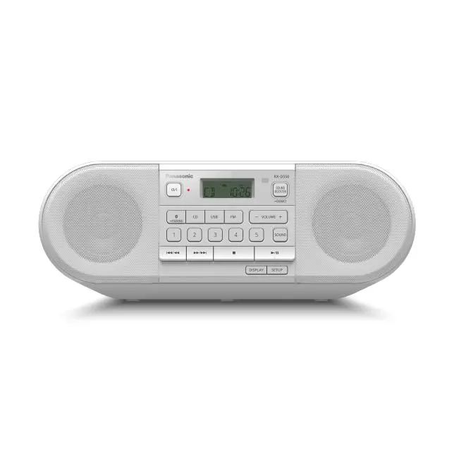 Radioodtwarzacz Panasonic RX-D550E-W Bluetooth Srebrny