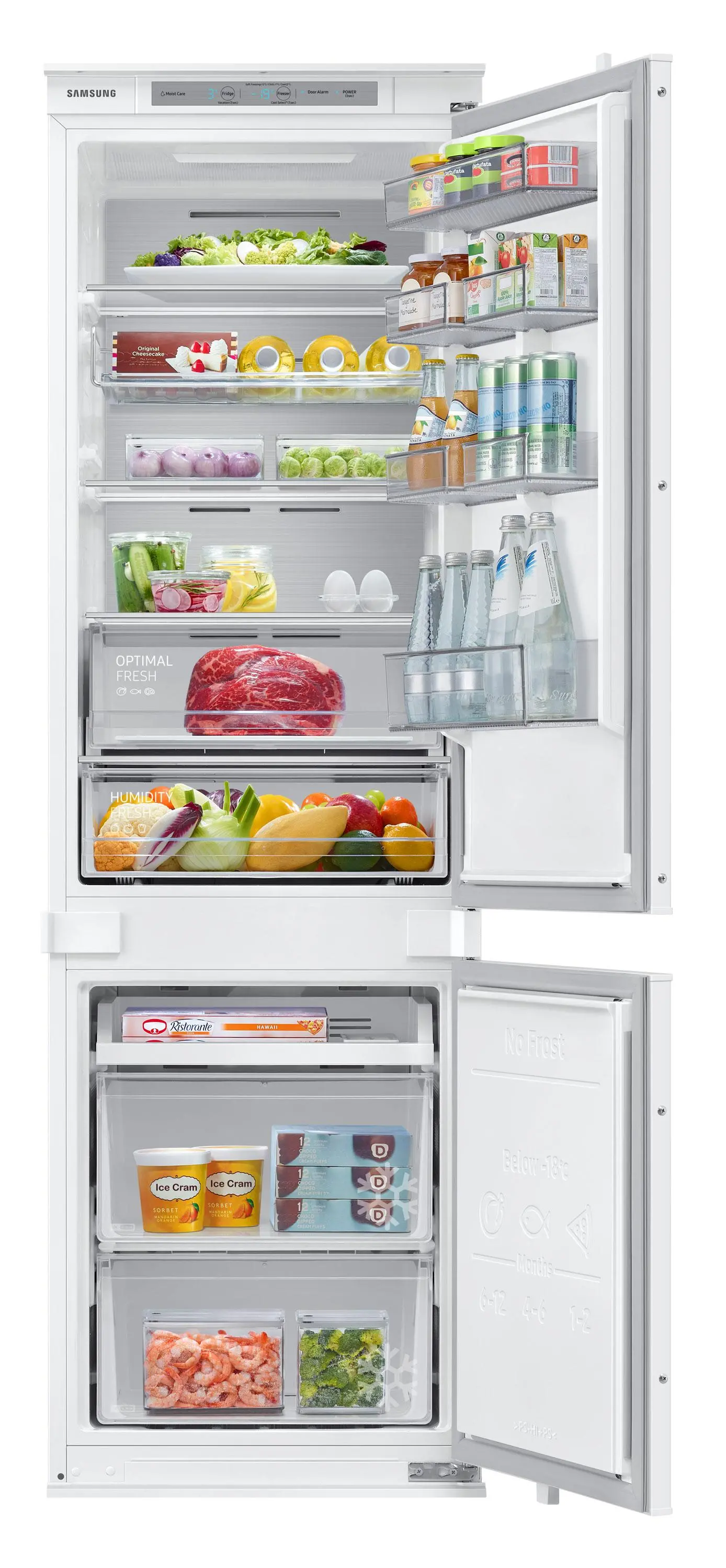 Lodówka Samsung BRB26705DWW Pełny No Frost 177,5cm Szuflada z kontrolą wilgotności