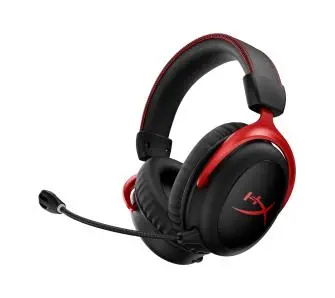 Słuchawki bezprzewodowe z mikrofonem HyperX Cloud II Wireless Nauszne Czarno-czerwony