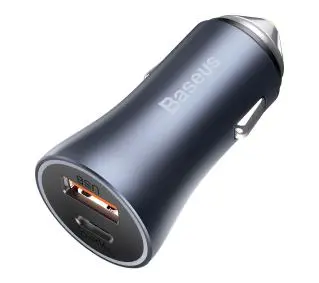Baseus Golden Contactor Pro USB USB-C QC4,0+ PD SCP 40W Szary