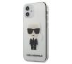 Etui Karl Lagerfeld Transparent Ikonik KLHCP12STRIK do iPhone 12 mini