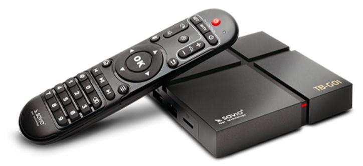 Odtwarzacz multimedialny Savio Smart TV Box Gold TB-G01