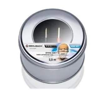 Kabel głośnikowy Oehlbach Crystal Wire T15/250 2x1,5mm 2,5m