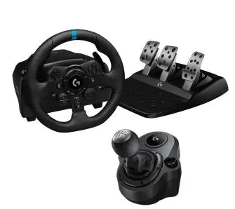 Kierownica Logitech G923 z pedałami do  PS5, PS4, PC Force Feedback + Driving Force Shifter