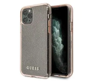 Guess Glitter GUHCN65PCGLPI do iPhone 11 Pro Max Różowy