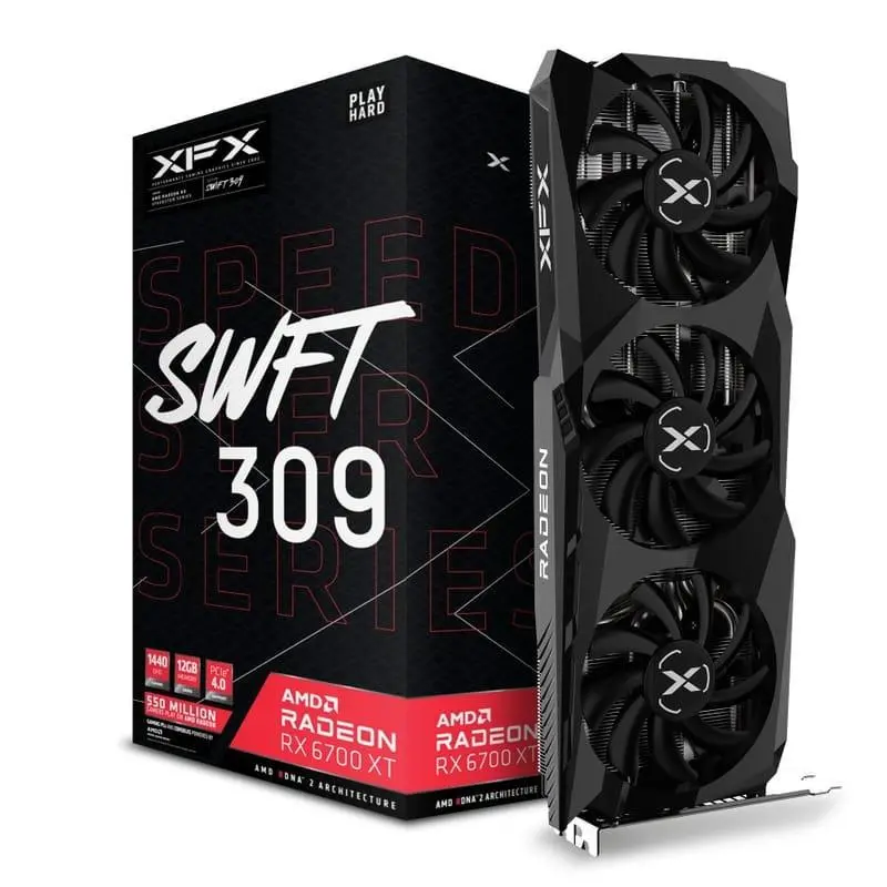 Karta graficzna XFX Radeon RX 6700 XT CORE SPEEDSTER SWFT 309 12GB GDDR6 192bit