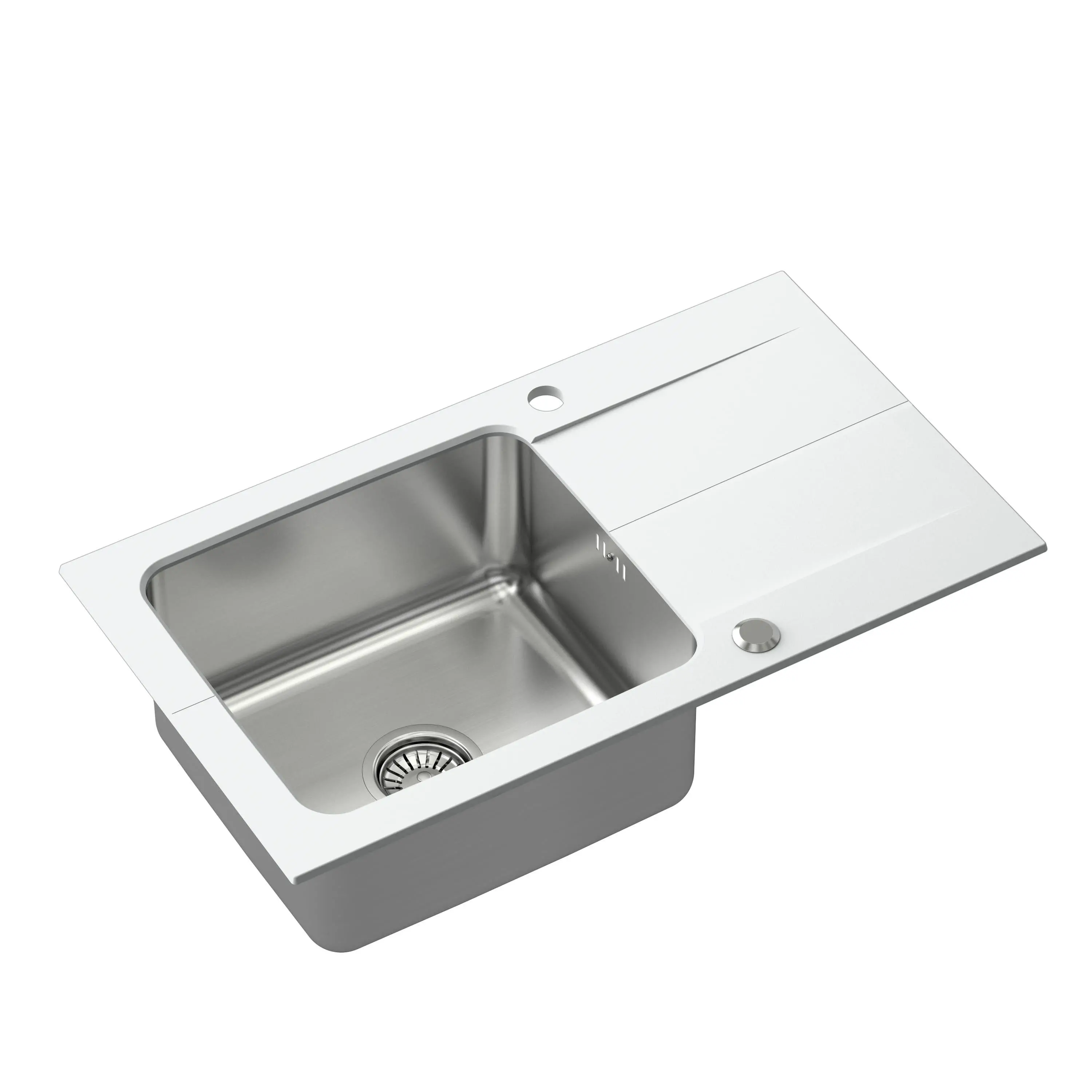 Zlewozmywak Quadron FUS_E7844BI Edward 111 Granitowy Biały