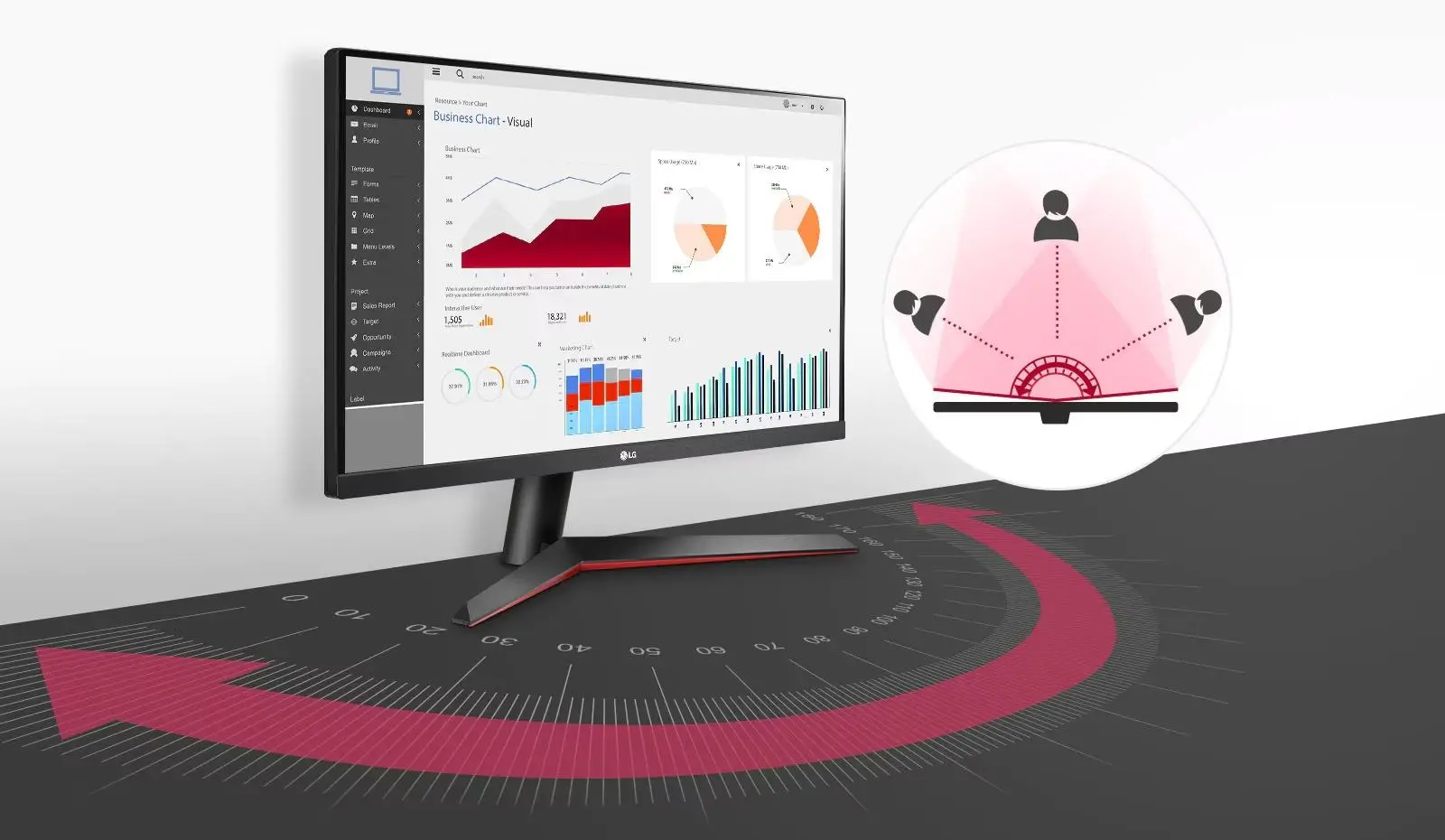 Monitor LG 24MP60G-B 24