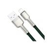 Kabel Baseus Cafule Metal USB do Lightning 2m Zielony