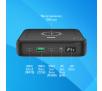 Powerbank Newell GP12 24000mAh USB-C PD 60W QI 10W Czarny