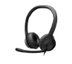 Słuchawki przewodowe z mikrofonem Logitech USB Headset H390 Nauszne Czarny