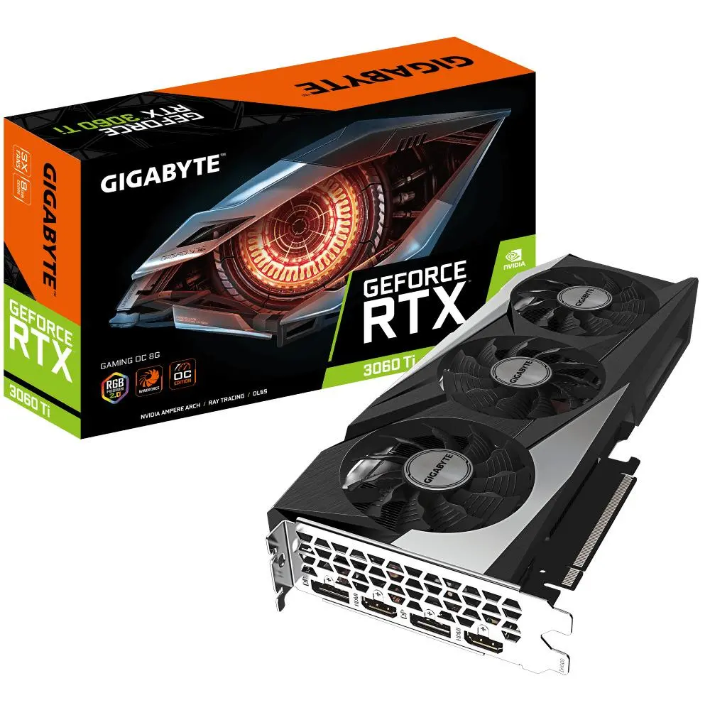 Karta graficzna Gigabyte GeForce RTX 3060 Ti GAMING OC (rev. 2.0) 8GB GDDR6 256bit DLSS