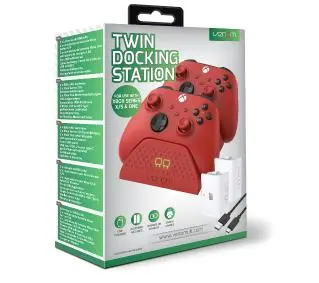 Venom Venom VS2879 do padów Xbox Series / Xbox One + 2 akumulatory Czerwony