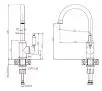 Bateria Quadron 3623504_BLMPVDC1 Rachel Czarny/Miedziany Stal szlachetna