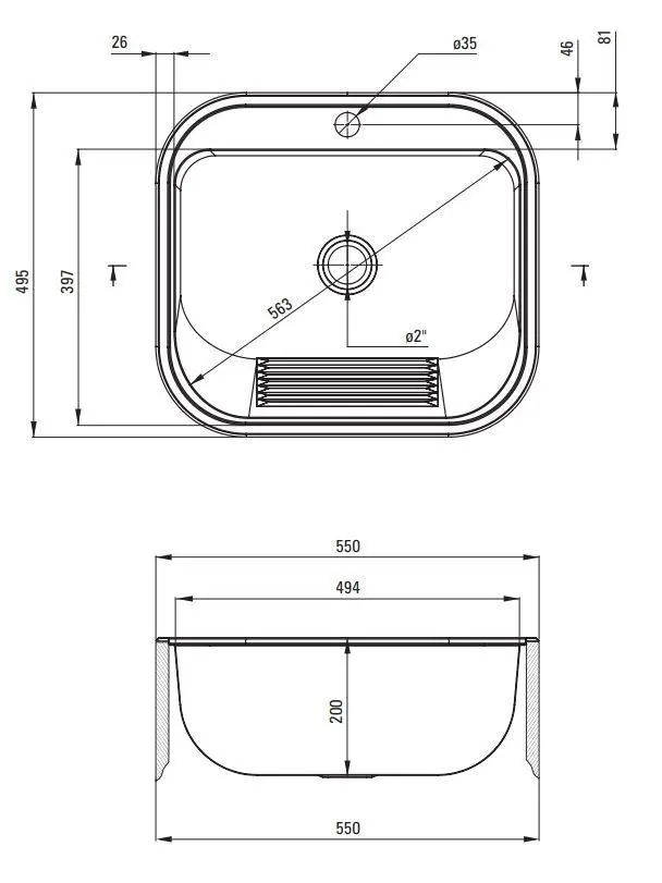Komora gospodarcza Deante ZYK 010B Stalowy Srebrny