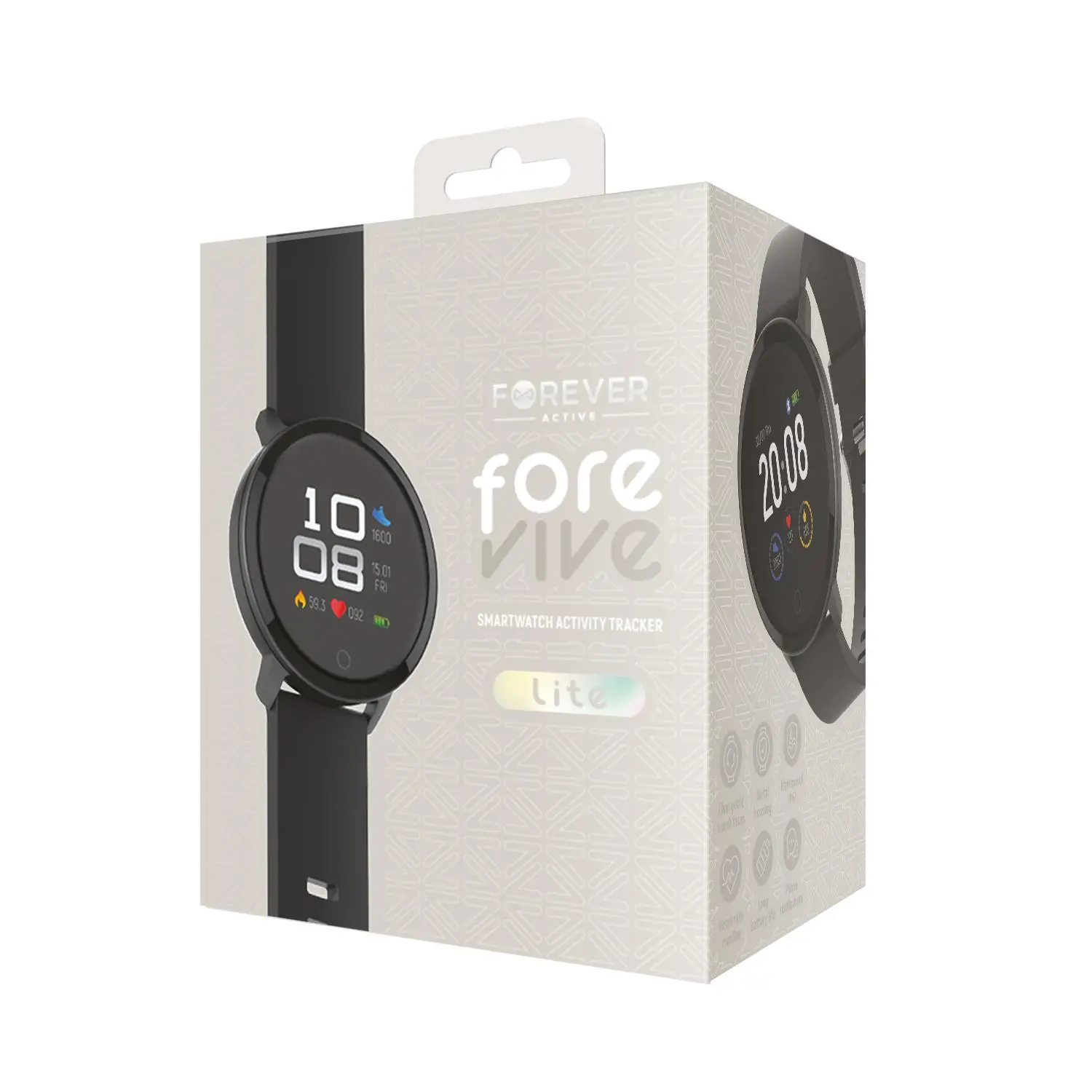 Smartwatch Forever ForeVive Lite SB-315 Czarny
