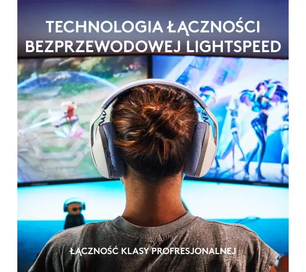 Logitech G435 Lightspeed Nauszne Niebieski