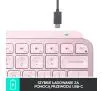 Klawiatura membranowa Logitech MX Keys Mini  Różowy