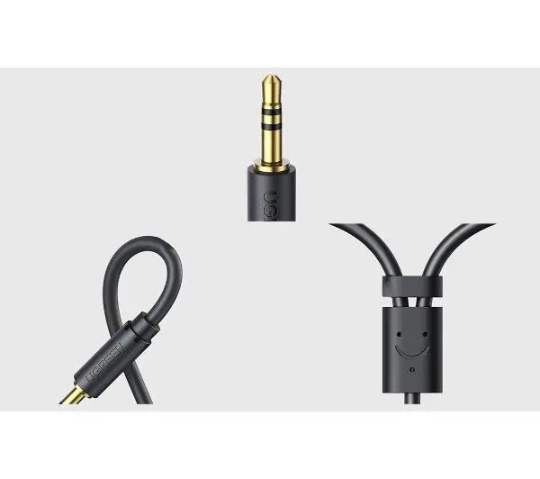 UGREEN AV109 0,25m Czarny