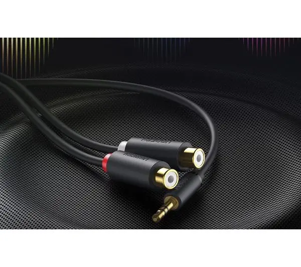 UGREEN AV109 0,25m Czarny